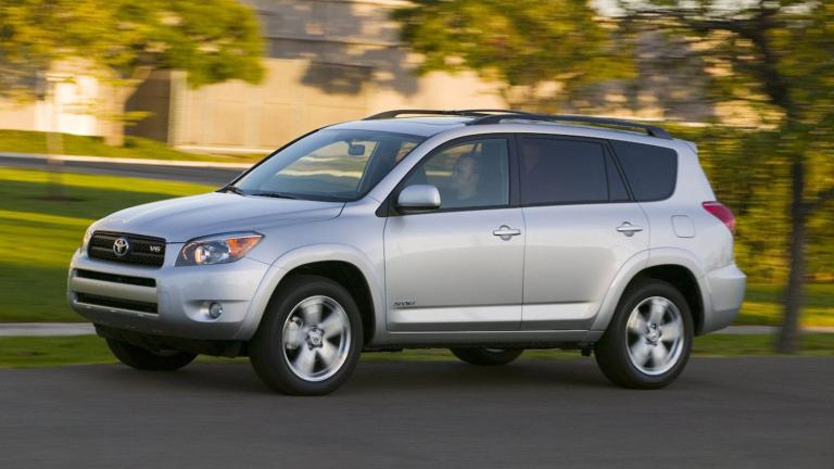 2008 Toyota RAV4 in silver.